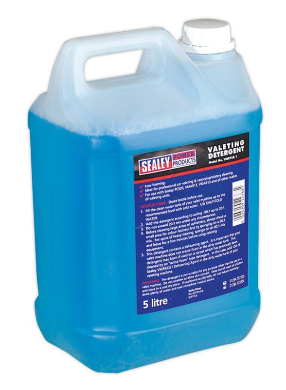 Sealey VMR925S Carpet/Upholstery Detergent 5ltr