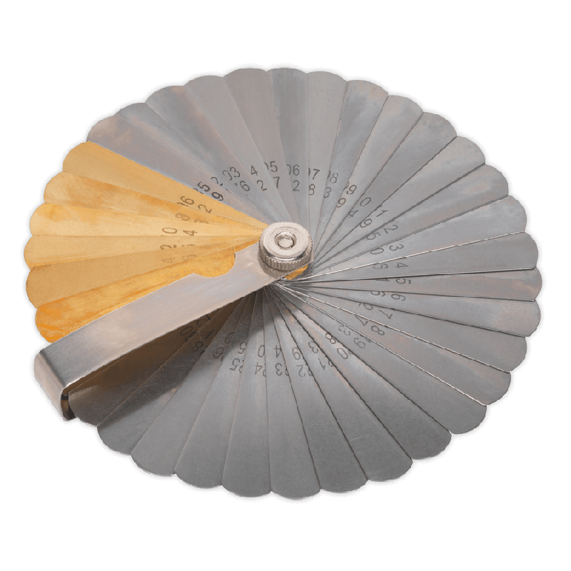 Sealey VS513 Feeler Gauge 36 Blade Combo Steel/Brass   Dual Marked