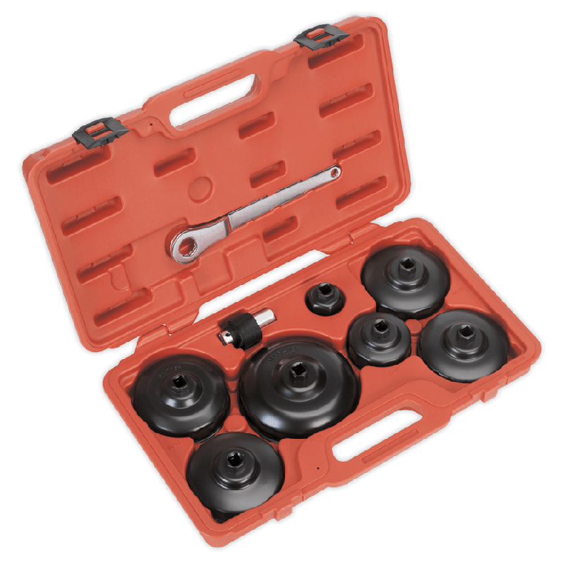 Sealey VS7007 Oil Filter Cap Wrench Set 9pc   Commercials