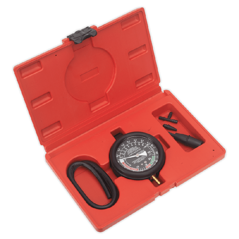 Sealey VSE952 Vacuum & Fuel Pump Pressure Test Gauge Set