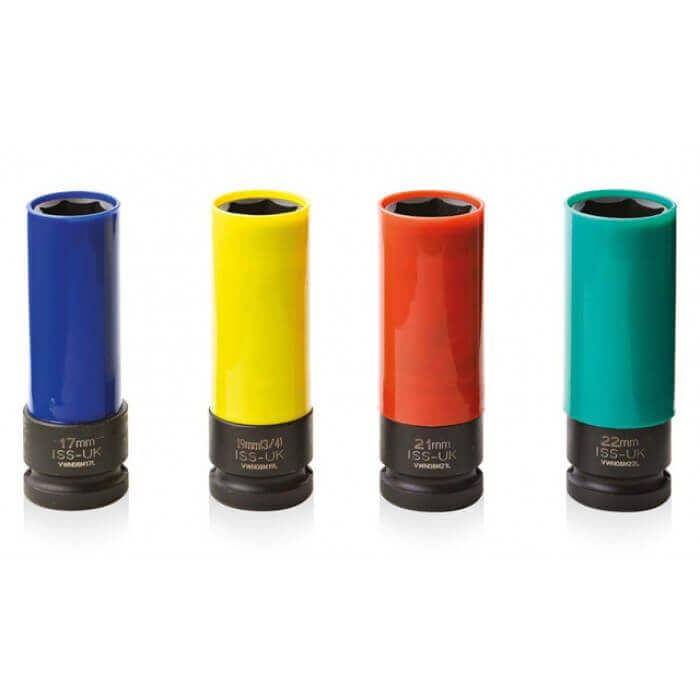 VWN08M19L  - ISS  Wheel Nut Skt 1/2 Drv 19mm Long-Insulated