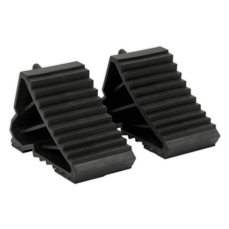 Sealey WC09 Composite Wheel Chocks 0.3kg   Pair