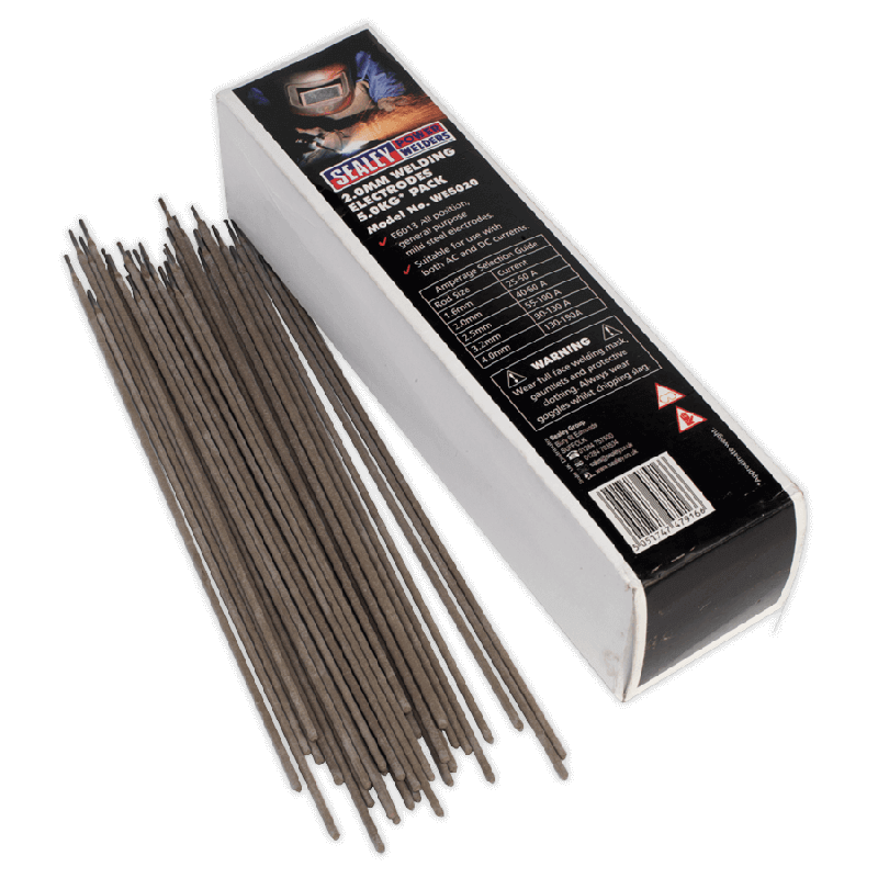Sealey WE5020 Welding Electrodes ⌀2 x 300mm 5kg Pack