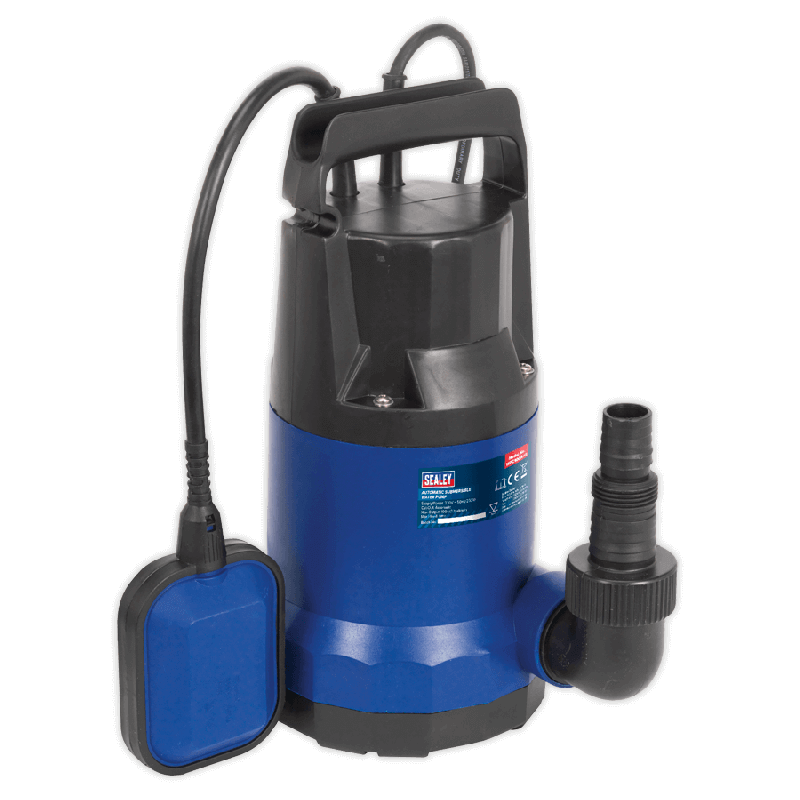 Sealey WPC100A Submersible Water Pump Automatic 100ltr/min 230V