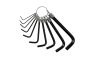Teng Tools 1424 10 Piece AF Hex Key Set
