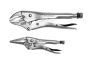 Teng Tools 402 2 Piece Power Grip Plier Set