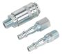 Sealey AC60 Air Tool Coupling Kit 3pc 1/4