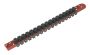 Sealey AK1217 Socket Retaining Rail with 17 Clips 1/2