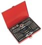 Sealey AK3033 Tap & Die Set 33pc Split Dies Metric/UNF/BSP