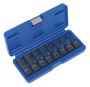 Sealey AK5601 Impact Hex Socket Bit Set 8pc 1/2
