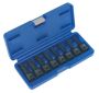 Sealey AK5602 Impact TRX Star Socket Bit Set 8pc 1/2