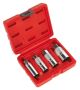 Sealey AK6556 Spark Plug Socket Set 4pc 3/8