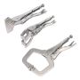 Sealey AK67 'C' Clamp & Welding Clamp Set 3pc