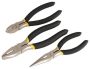 Sealey AK9333 Pliers Set 3pc Ni Fe Finish
