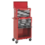 Sealey AP22513B Topchest & Rollcab Combination 13 Drawer with Ball Bearing Slides