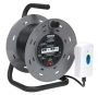 Sealey BCR25RCD Cable Reel 25mtr 4 x 230V 1.25mm² Thermal Trip with RCD Plug