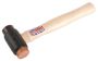 Sealey CRF25 Copper/Rawhide Faced Hammer 2.25lb Hickory Shaft