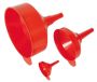 Sealey F98 Funnel Set 3pc Fixed Spout