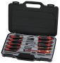 Teng Tools MD910N 10 Piece Flat Regular 1000 Volt Flat PH & PZ Type Screwdriver Set
