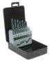 Siegen S0868 HSS Drill Bit Set 19pc Edge Ground Metric DIN 338