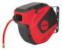 Sealey SA821 Auto Rewind Control Air Hose Reel 10mtr ⌀8mm ID   PU Hose