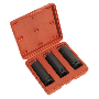 Sealey SX043 Impact Socket Set 3pc Deep 1/2
