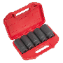 Sealey SX050 Impact Hub Nut Socket Set 5pc 1/2