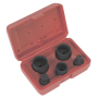 Sealey SX053 Impact Hub Socket & Socket Bit Set 5pc 12 Point 1/2