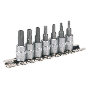 Sealey SX106 TRX TS Security Socket Bit Set 7pc 1/4