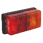 Sealey TB19 Rear Rectangular Lamp Cluster 4 Function 12V with Bulbs