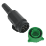 Sealey TB53 Towing Plug 13 Pin Euro Plastic 12V