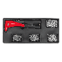 Sealey TBT15 Tool Tray with Riveter & 400 Assorted Rivet Set