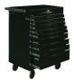 Teng Tools TCW810NBK 10 Drawer Black Roller Cabinet With Ball Bearing Slides