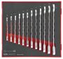 Teng Tools TED6512RS 12 Piece EVA Ratcheting Combination Spanner Set