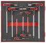 Teng Tools TEDHEX7 7 Piece EVA T Handle Hex Key Set