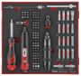 Teng Tools TEDSD95 95 Piece EVA Torque Screwdriver Impact Driver & Bit Set