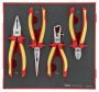 Teng Tools TEDV440 4 Piece EVA 1000 Volt Insulated Plier Set