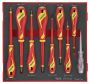 Teng Tools TEDV909N 9 Piece EVA 1000 Volt Insulated Screwdriver Set