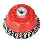 Sealey TKCB100 Twist Knot Wire Cup Brush ⌀100mm M14 x 2mm