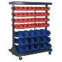 Sealey TPS94 Mobile Bin Storage System with 94 Bins