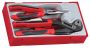 Teng Tools TT440-T 4 Piece TPR Grip Mega Bite Plier Set