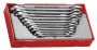 Teng Tools TT6511RS 11 Piece 12 Point 72 Teeth Straight Ratcheting Combination Spanner Set
