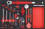 Teng Tools TTEX17 17 Piece EVA Hexagon Key Torque Wrench & Inspection Tool Set