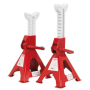 Sealey VS2003 Axle Stands (Pair) 3tonne Capacity per Stand Ratchet Type