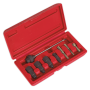 Sealey VS312 Glow Plug Reamer/Base Cleaning Set 8pc