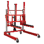 Sealey W508T Wheel Removal Trolley 500kg Adjustable Width