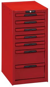 Teng Tools TCW-CAB01 Lockable 7 Drawer Side Cabinet For Use With Roller Cabinets