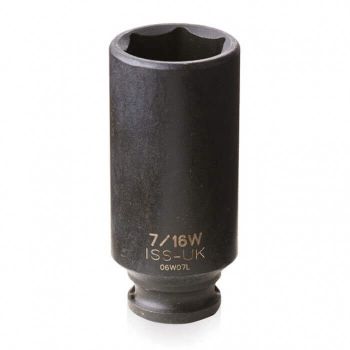 06W08L - ISS 3/8" Drive 1/2" Whitworth Deep Impact Socket