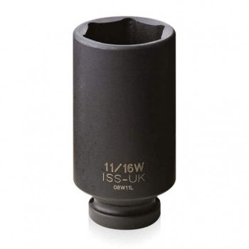08W06L  - ISS  1/2  Drive 3/8 Whitworth Deep Impact Socket