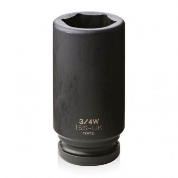 12W06L  - ISS 3/4 Drive Whitworth Deep Impact Socket 3/8"